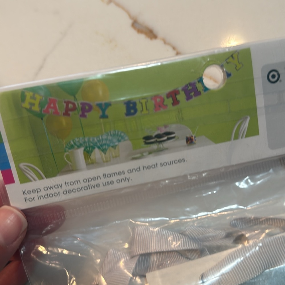 BIRTHDAY BANNER by Spritz - Picture 3 of 5